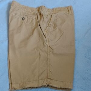 Paperbacks Tan Flat Front Shorts